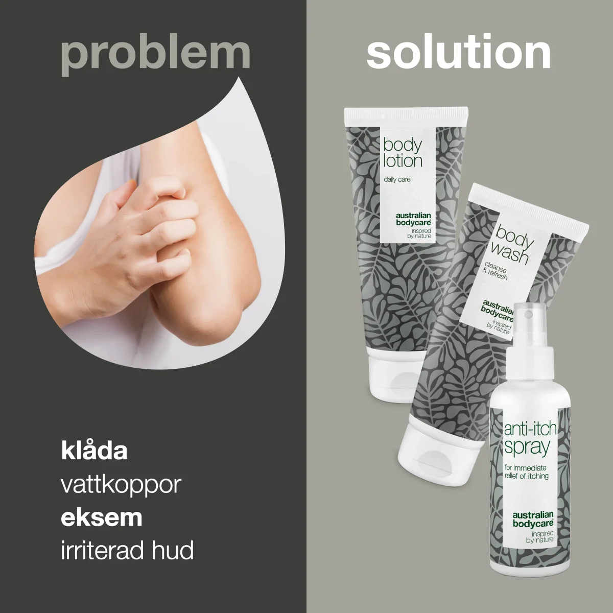 3-pack för att lindra klåda på kroppen — Klådstillande produkter för irriterad hud - Bild 3
