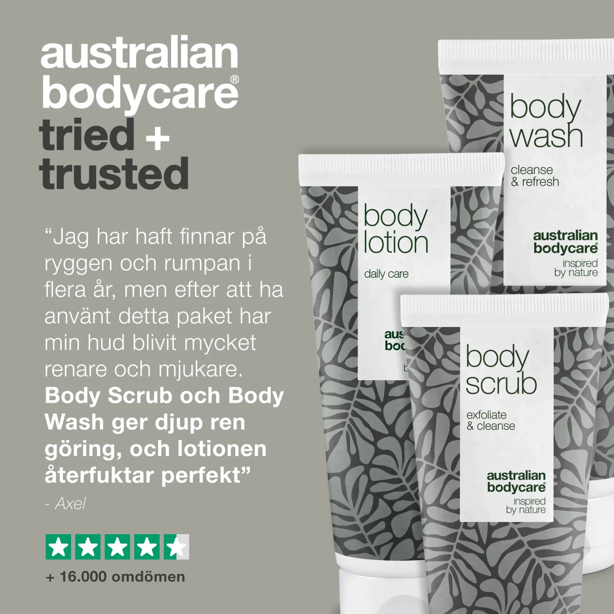 3-pack för talgkörtlar — Rengör, exfolierar och fuktar huden på kroppen - Bild 6