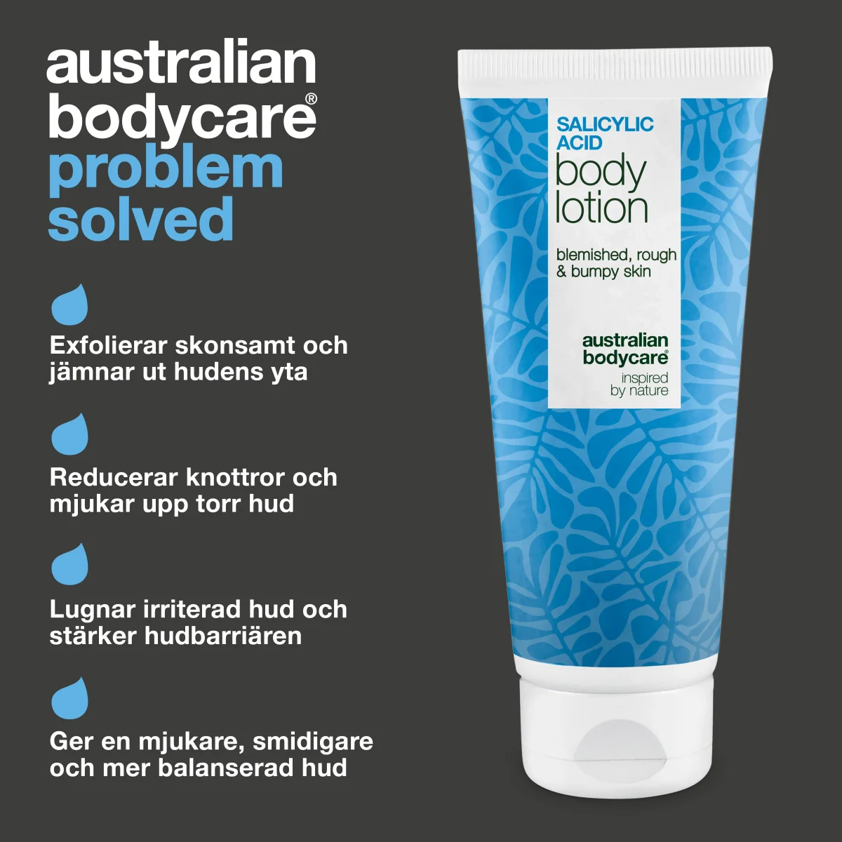 Body Lotion med salicylsyra – för torr och ojämn hud — Body Lotion med salicylsyra exfolierar, återfuktar och hjälper till att mjuka upp torr och ojämn hud. Perfekt för daglig användning. - Bild 4