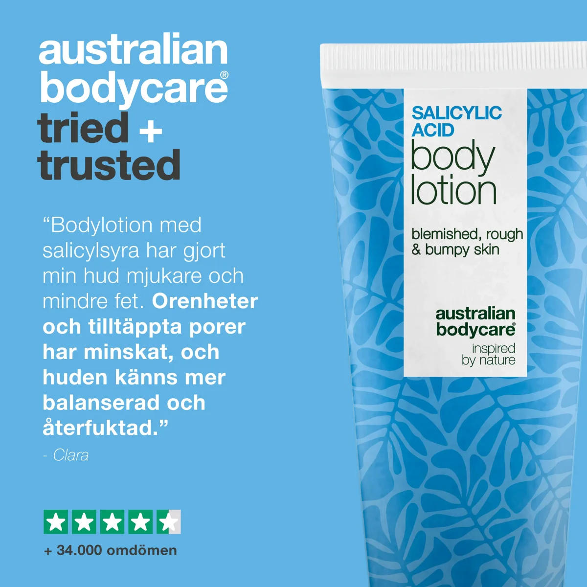 Body Lotion med salicylsyra – för torr och ojämn hud — Body Lotion med salicylsyra exfolierar, återfuktar och hjälper till att mjuka upp torr och ojämn hud. Perfekt för daglig användning. - Bild 6
