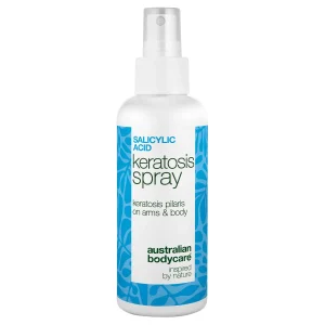 Spray mot keratosis pilaris och knottrig hud på armar och ben — Keratosis pilaris spray jämnar ut knottrig hud. Innehåller salicylsyra som exfolierar och minskar tilltäppta porer.