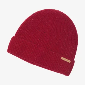 Beanie mössa 100% ull unisex JESI röd