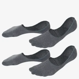 Footlet strumpor MADLEN 2-pack mörkgrå