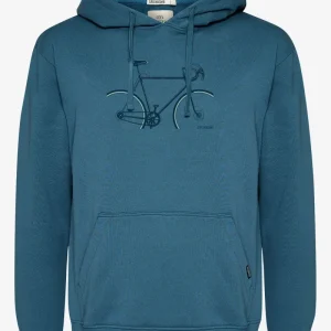 Hoodie Bike crop JOY petrolblå